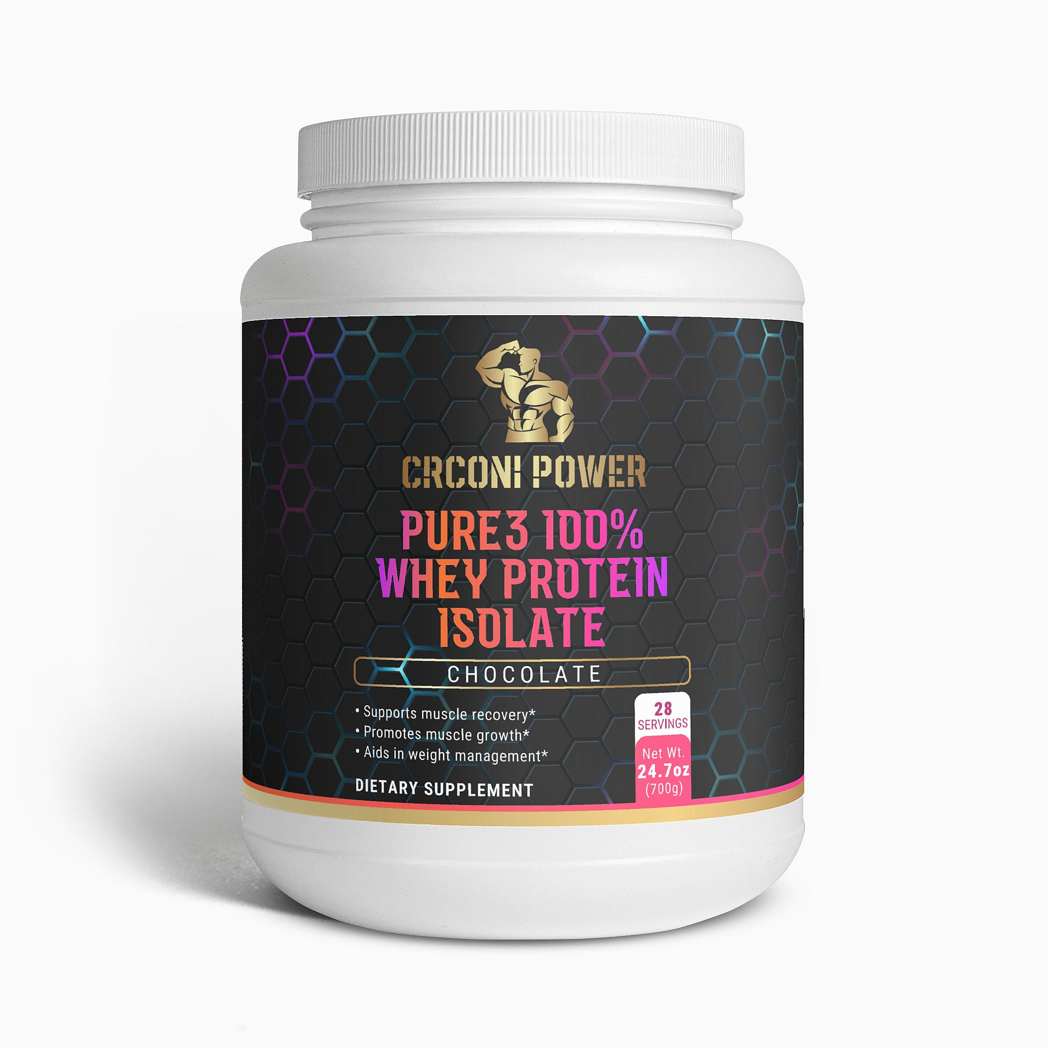 Pure3 100% Whey Protein Isolate (Chocolate)